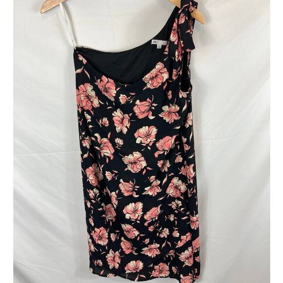 DR2 Floral One Shoulder Dress Size Small - Picture 1 of 6